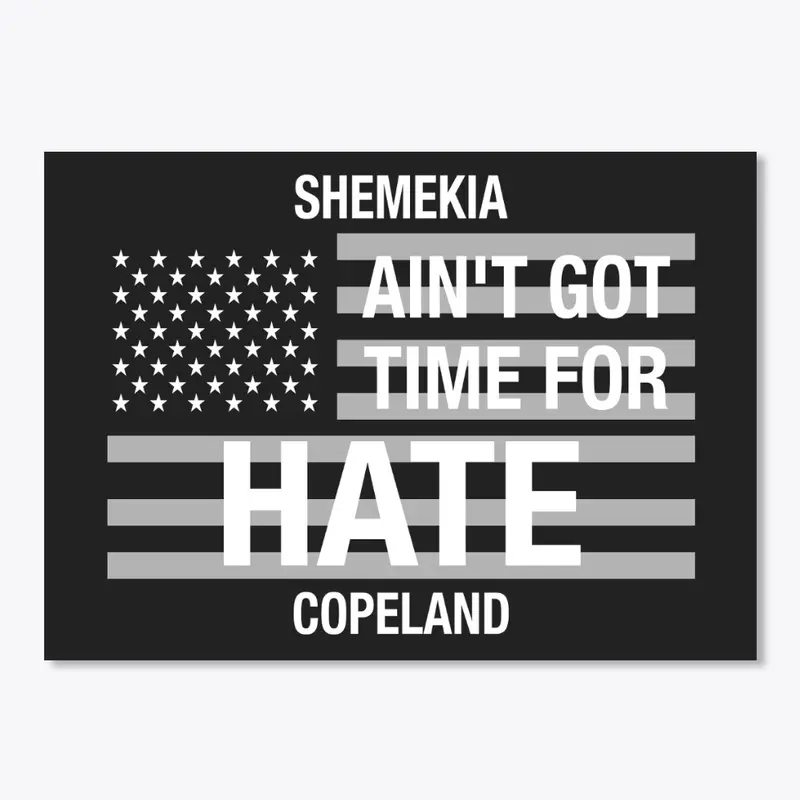 Ain't Got Time For Hate Sticker